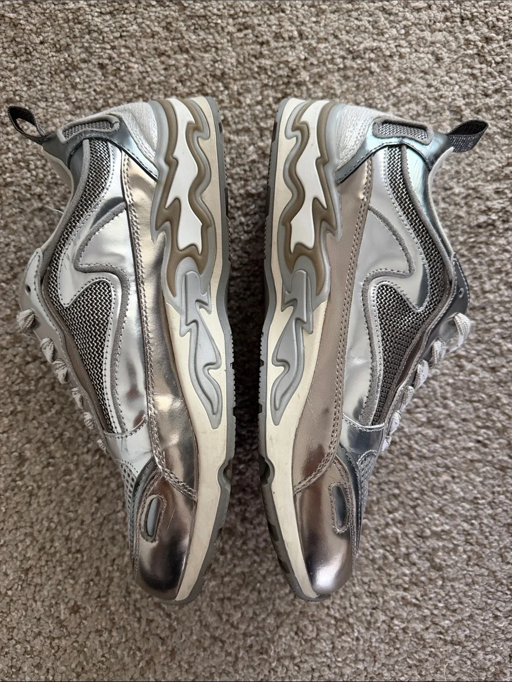 Sandro Flame Silver Sneakers - Picture 4 of 10